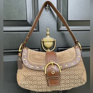 Like New Coach vintage Y2K Bag SUEDE